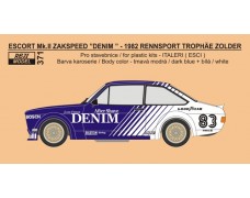 Decal – Ford Escort Mk.II Zakspeed "Denim" - 1982 Rennsport Trophäe Zolder 1/24